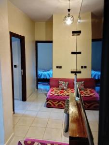 Postel nebo postele na pokoji v ubytování Ain Mzwar Marrakech + 1 fotografie