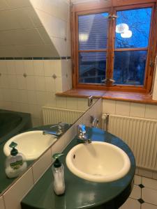 Koupelna v ubytování An der Heide