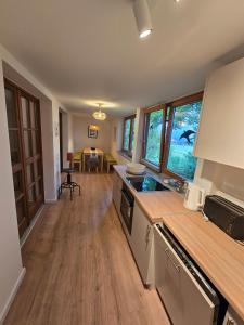 Køkken eller tekøkken på Haus am Bach