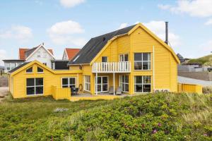 Bygningen som feriehuset ligger i