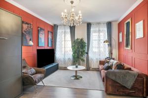Χώρος καθιστικού στο Lot54 Deluxe Apartements