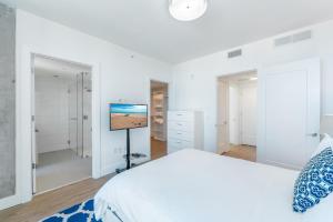 Postel nebo postele na pokoji v ubytování Global Luxury Suites Miami Worldcenter + 60 fotografií