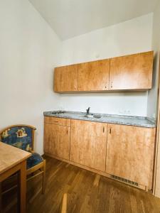 Η κουζίνα ή μικρή κουζίνα στο Schlosshotel am Hainich