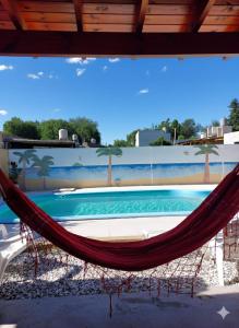 Πισίνα στο ή κοντά στο Cabañas Los Materos