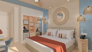 Ένα ή περισσότερα κρεβάτια σε δωμάτιο στο Moon Dreams Playa Azul