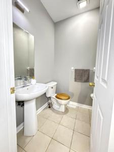 Et badeværelse på Cozy Private Room