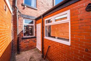 Bygningen som feriehuset ligger i