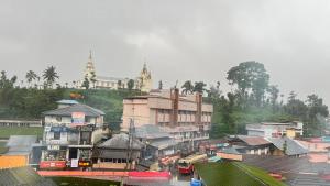 El edificio en el que está el hotel