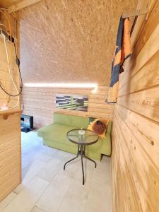 Χώρος καθιστικού στο One-room apartment near Rheine Lingen