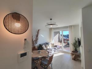 Et opholdsområde på Appartement Tennis Cap d'Agde, Wellness 220