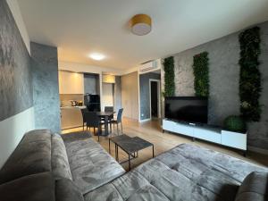 Posezení v ubytování Belgrade Waterfront Apartments 3