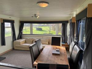 Et opholdsområde på The Lodge at Woodland Forge