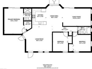 a floor plan of a house at Summer Getaway (Gulf-access retreat) in Cape Coral