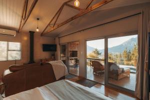 Nespecifikovaný výhled na hory nebo výhled na hory při pohledu z apartmánu