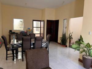 Χώρος καθιστικού στο Casa Vásquez