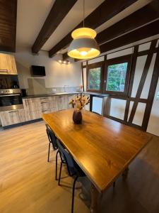 Køkken eller tekøkken på Le chalet de Pfaffenbronn