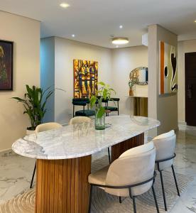 Posezení v ubytování The Five Ikoyi