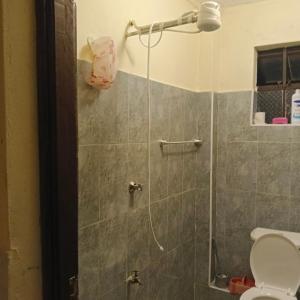 GituraJanesuites kenol的带淋浴和卫生间的浴室