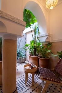 Κήπος έξω από το Riad Bloom