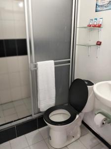 Koupelna v ubytování Hotel Bariloche Premium