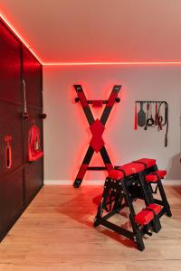 Γυμναστήριο ή/και όργανα γυμναστικής στο Red X Loft Private Adults Only Apartment Love BDSM