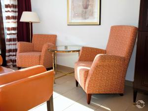 Posezení v ubytování Königsegg mit Hallenschwimmbad