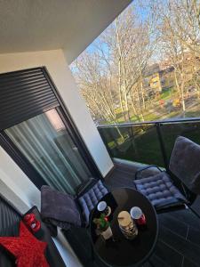 Χώρος καθιστικού στο Apartman IVA