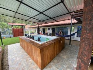 Πισίνα στο ή κοντά στο Finca Agua Luna