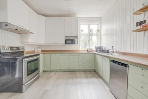 Køkken eller tekøkken på Auberge du vieux pont