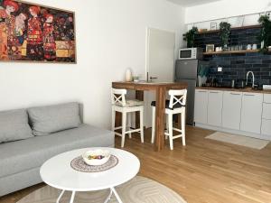Η κουζίνα ή μικρή κουζίνα στο Cvet Apartment 1
