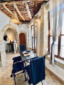 Posezení v ubytování Maison Beldi Essaouira