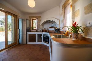 Køkken eller tekøkken på Villa Lavidona by PosarelliVillas