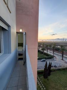 a building with a balcony with a view of the desert at artisanat in Mohammedia