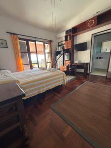 Ένα ή περισσότερα κρεβάτια σε δωμάτιο στο Villa delle torri