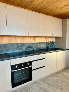 Køkken eller tekøkken på Wieserhof Family Farm