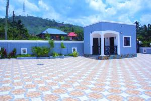 Bygningen som pensionatet ligger i