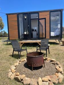 Bygningen som feriehuset ligger i