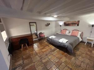 Postel nebo postele na pokoji v ubytování Loft Palazzo De Antaldis