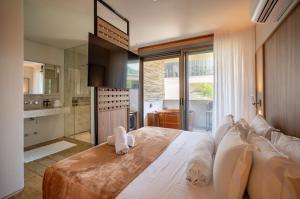 Postel nebo postele na pokoji v ubytování Duke Beach Hotel Maresias