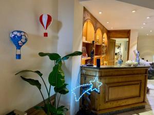 Lobbyen eller receptionen på Hotel Cima Piazzi