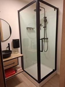 Koupelna v ubytování B&B De Scheldeberg + 29 fotografií