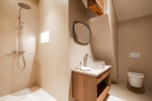 Koupelna v ubytování Appartements No37