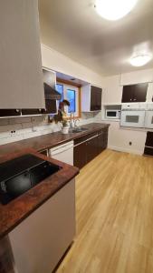 Køkken eller tekøkken på Pells Hostel