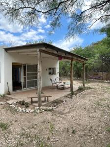 Bygningen som feriehuset ligger i