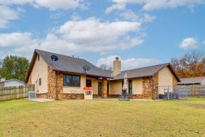 Bygningen som feriehuset ligger i