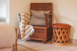 Posezení v ubytování Cien Palmas- Authentic Mexican Casita 2 -Downtown