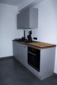 Η κουζίνα ή μικρή κουζίνα στο Bergapartment I Netflix I Disney I Bad I Küche