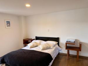 Ένα ή περισσότερα κρεβάτια σε δωμάτιο στο Apartamento Nuevo Central Piso 7 Terraza privada