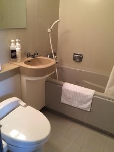 A bathroom at Hotel Crown Hills Takaoka