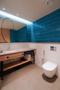 Et badeværelse på Trava Stays